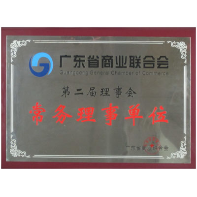 廣東省商業(yè)聯(lián)合會常務(wù)理事單位